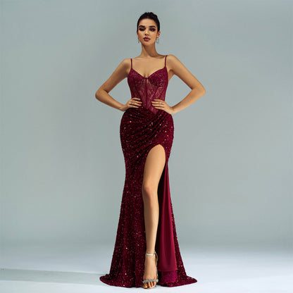 Robe Éclat Fendue RIMANOVA - RIMANOVA
