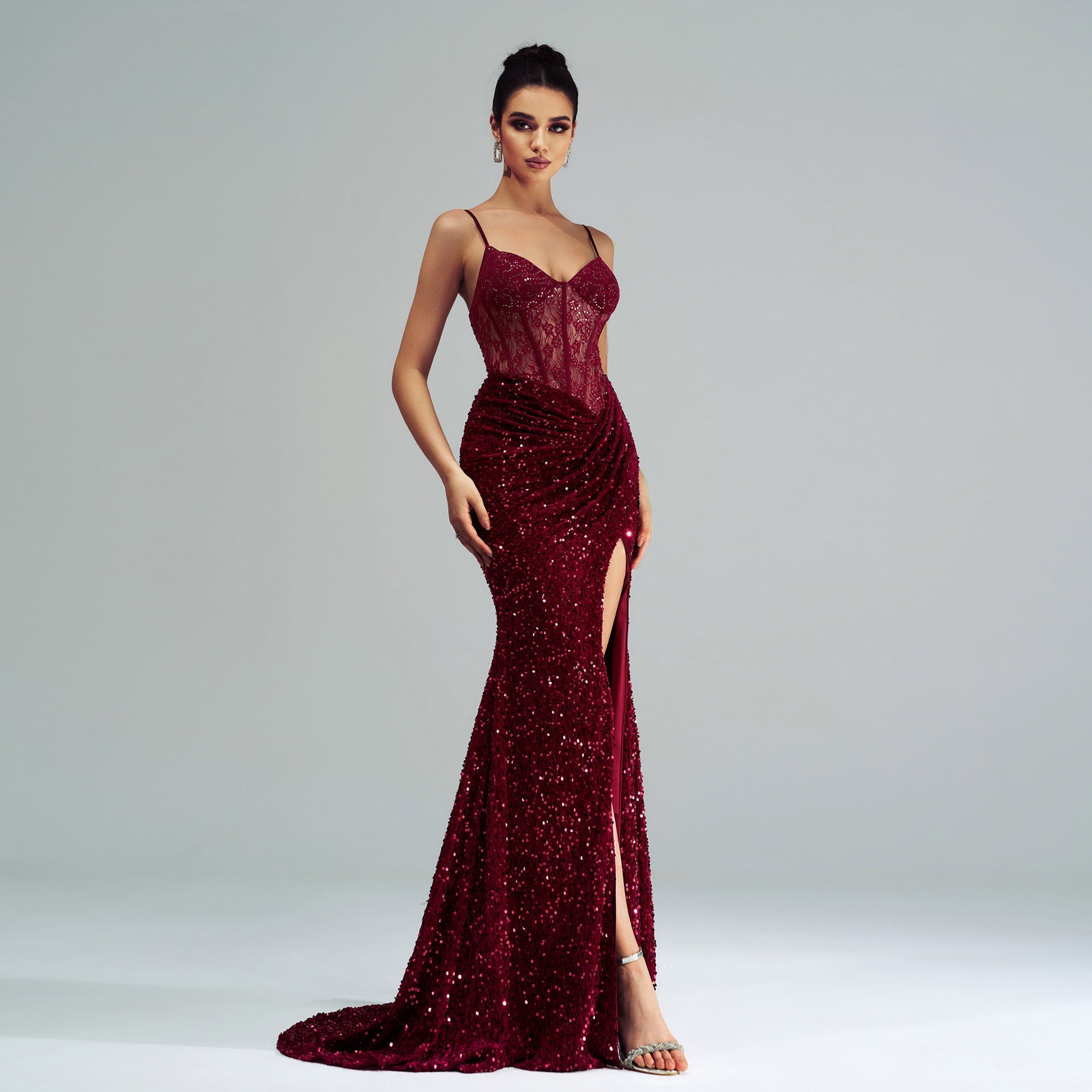 Robe Éclat Fendue RIMANOVA - RIMANOVA