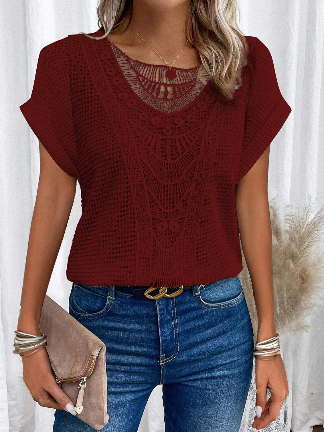 T-shirt d'Été Ajourné - RIMANOVA