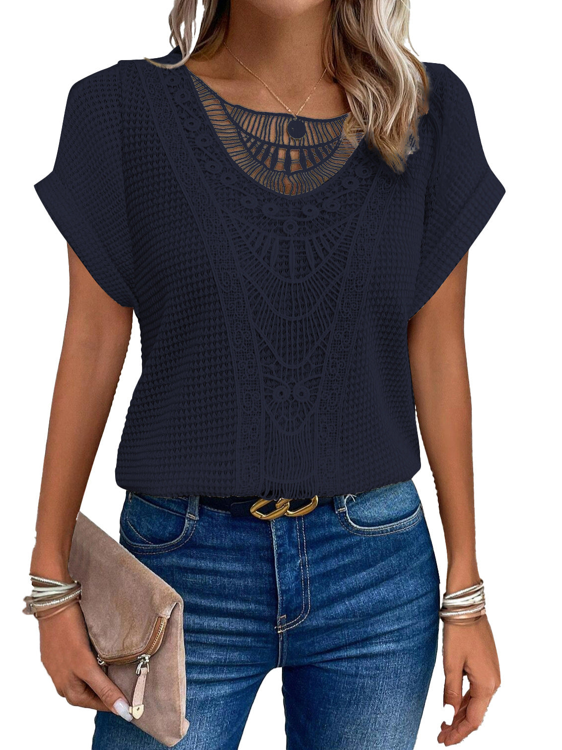 T-shirt d'Été Ajourné - RIMANOVA